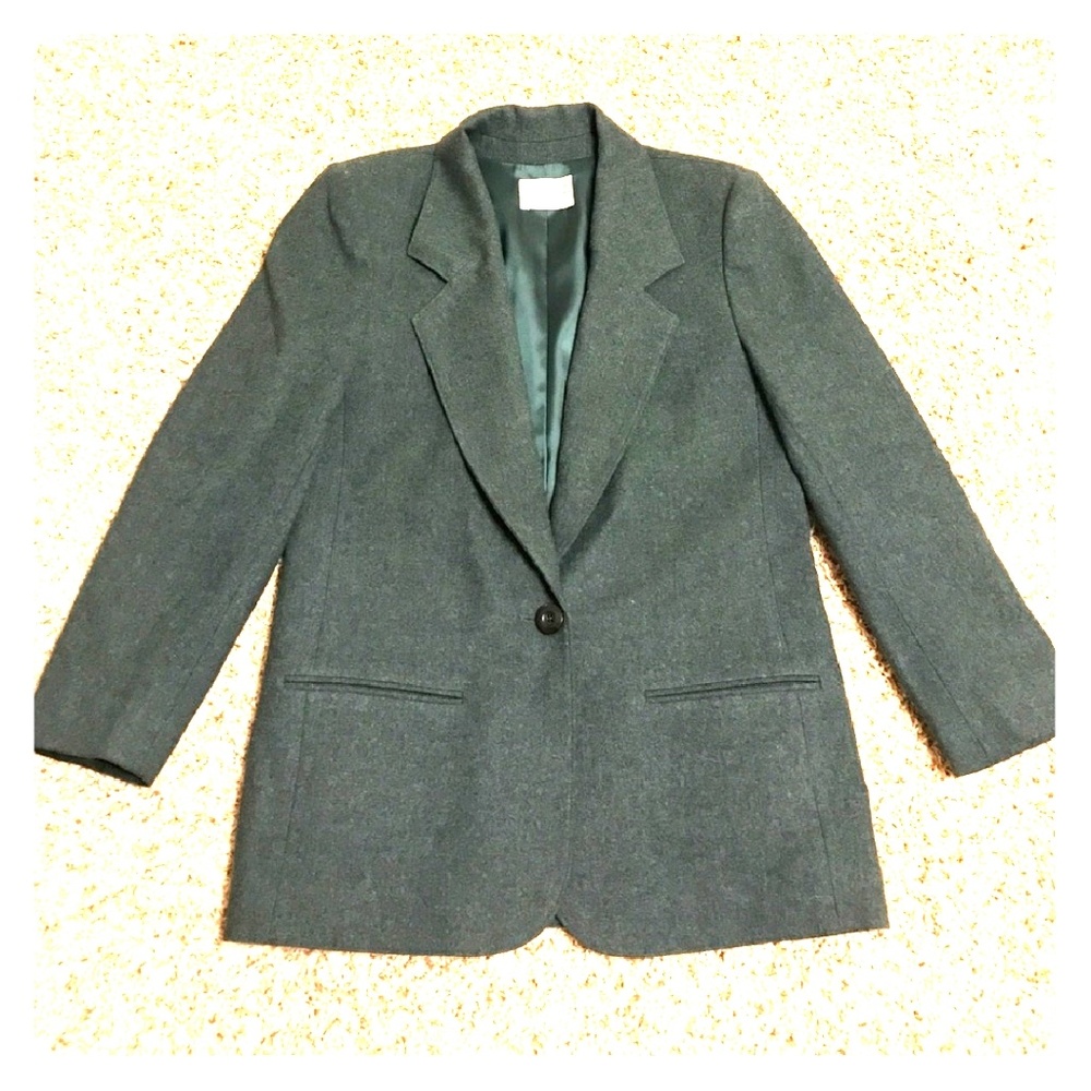 Pendleton Vintage Wool Blazer Dusty Green